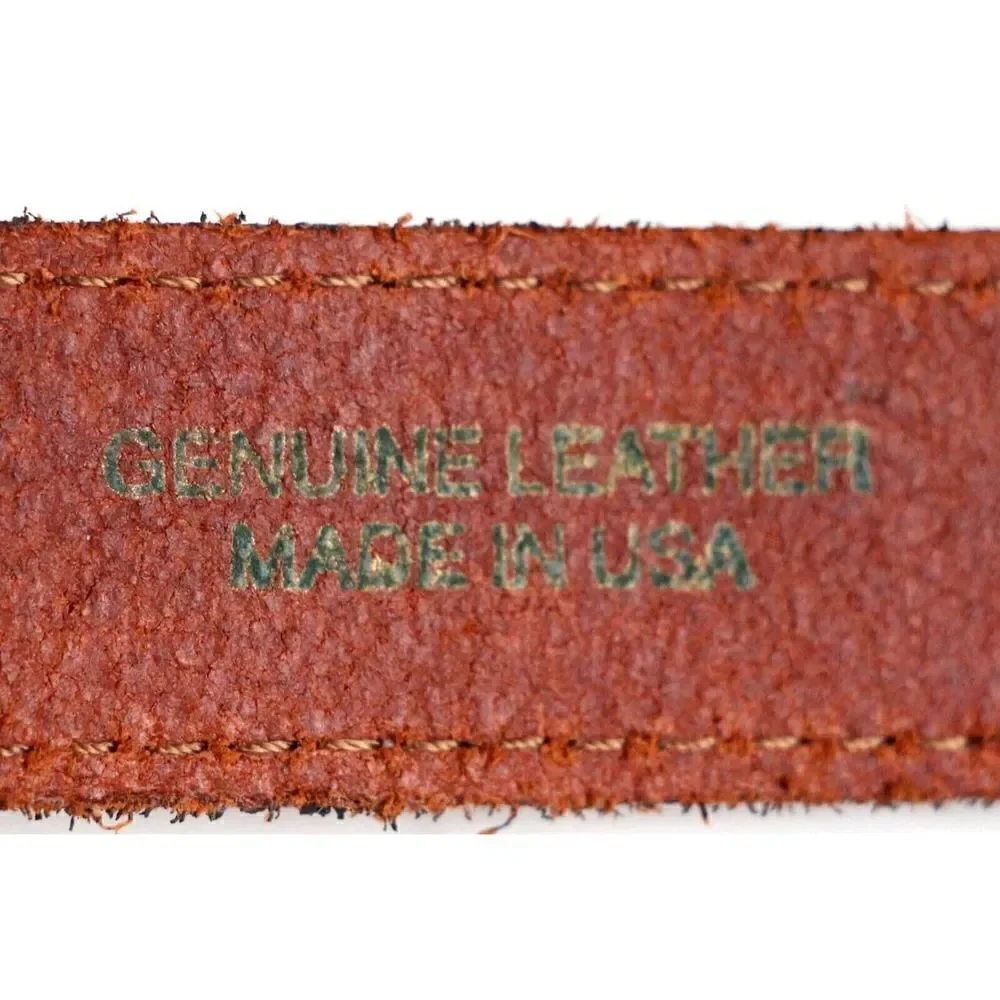 BRAIDED BROWN GENUINE LEATHER 1